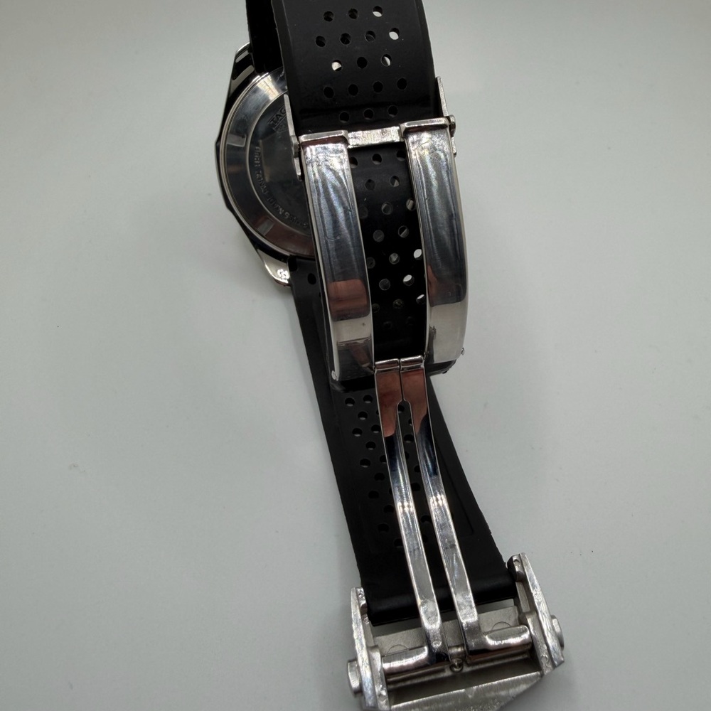 Men’s Tag Heuer Aquaracer CAY111A Quartz Mvt Chronograph Two Straps Included - Picture 10 of 13